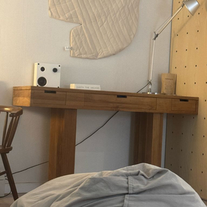 세덱 에스닉크래프트 화장대 겸 콘솔 티크고재