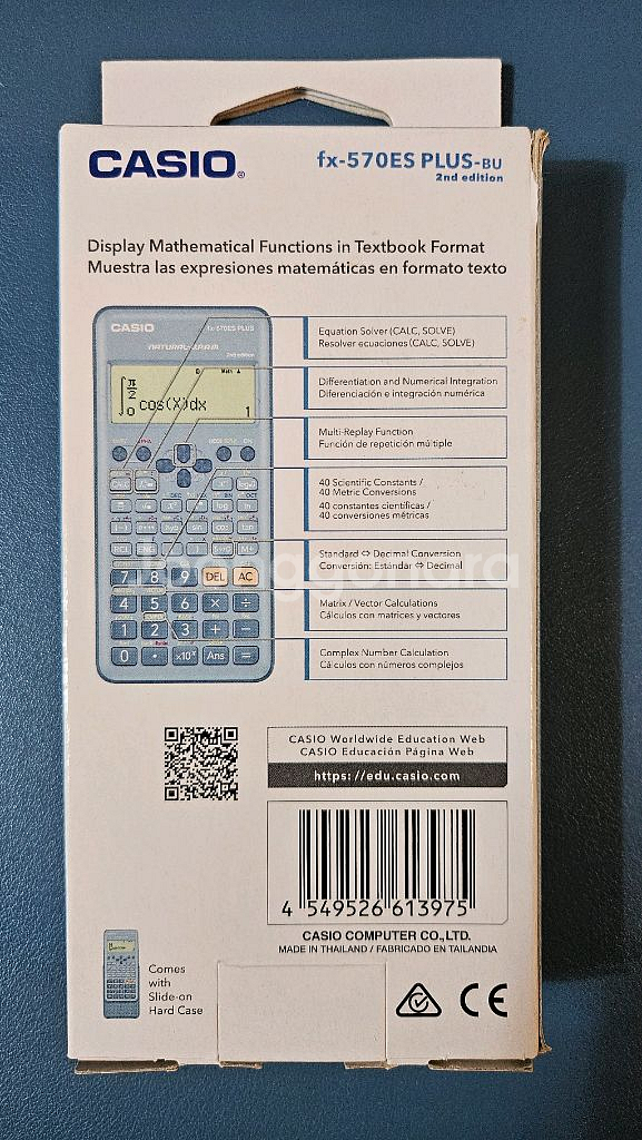 카시오 fx-570ES PLUS 2nd 에디션--0