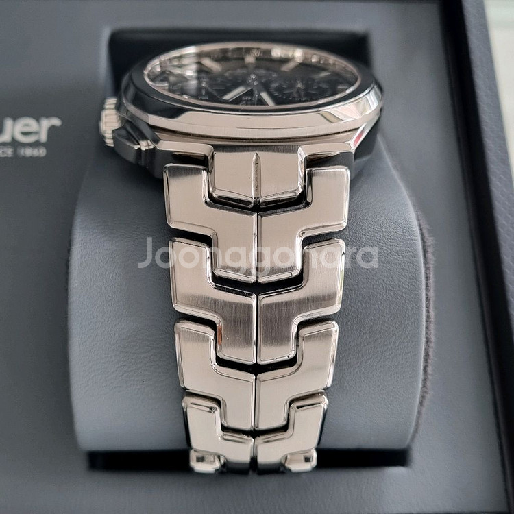 태그호이어 신형 링크 크로노그래프 41mm 검판--3