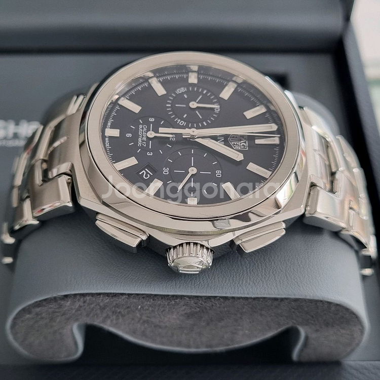 태그호이어 신형 링크 크로노그래프 41mm 검판--4