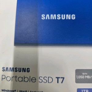 삼성 Portable ssd t7 1tb