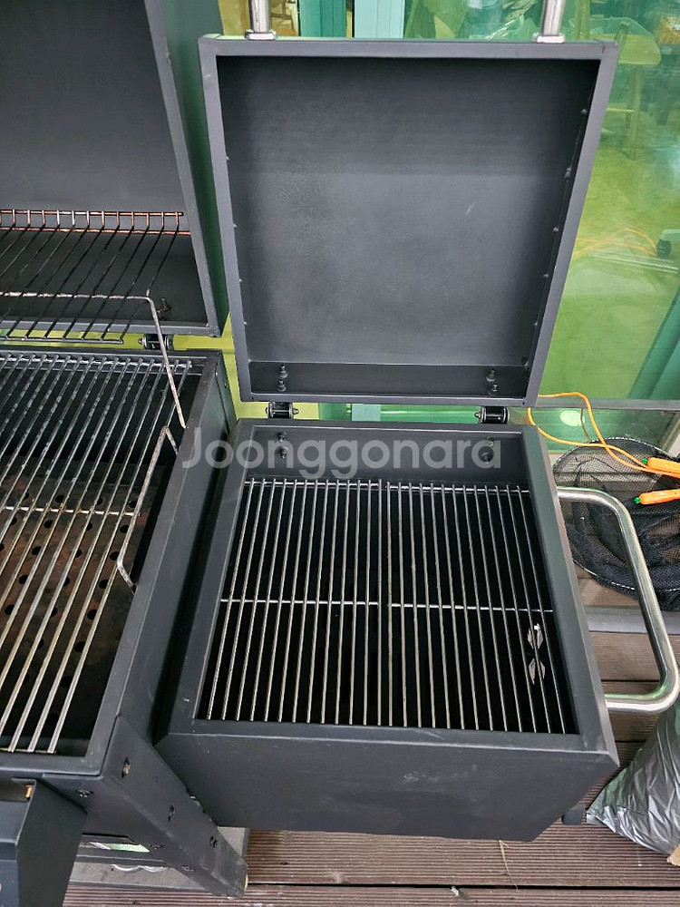 미국식 바베큐 그릴 가스/착콜 겸용(가스통2개포함)--2