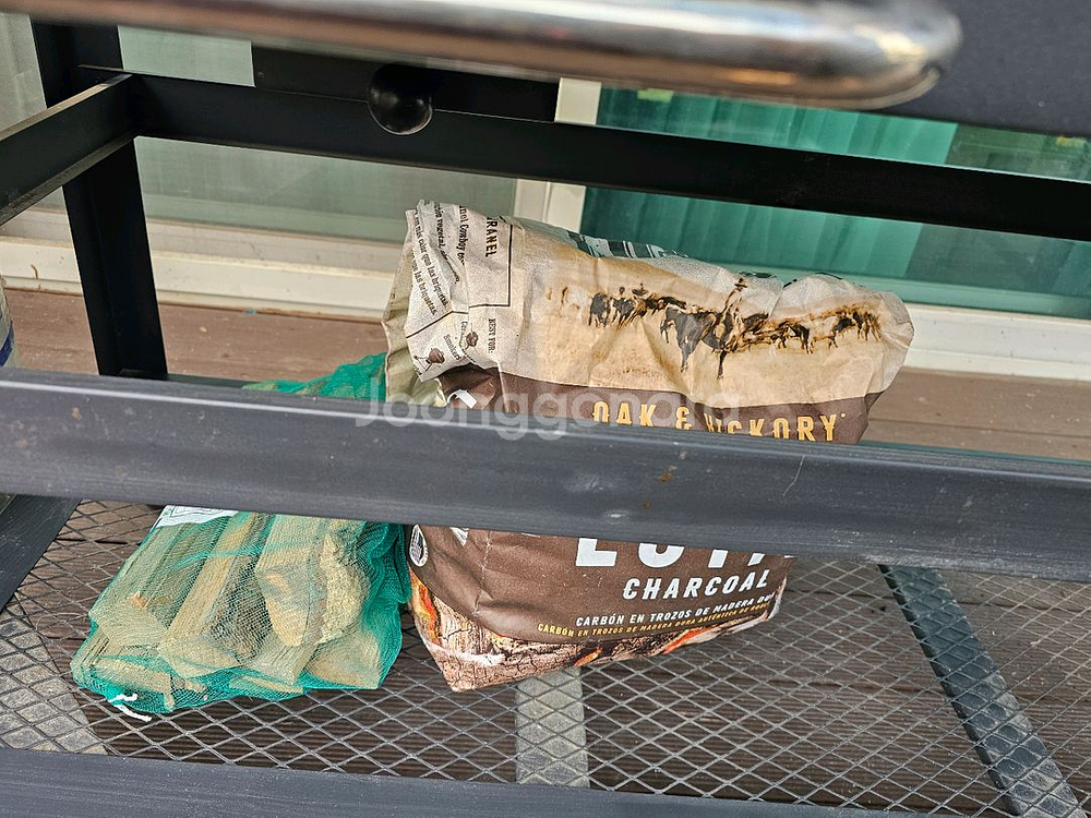 미국식 바베큐 그릴 가스/착콜 겸용(가스통2개포함)--8