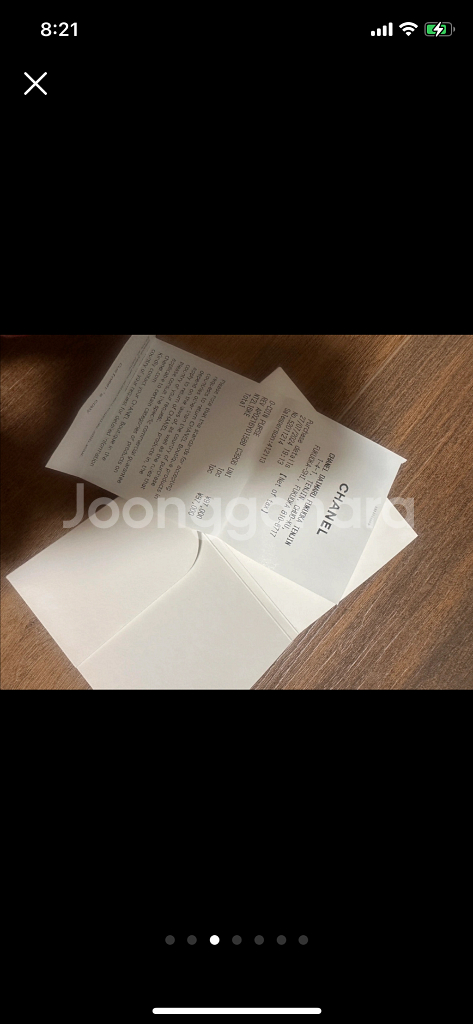 샤넬 캐비어 지퍼돌이 은장--5