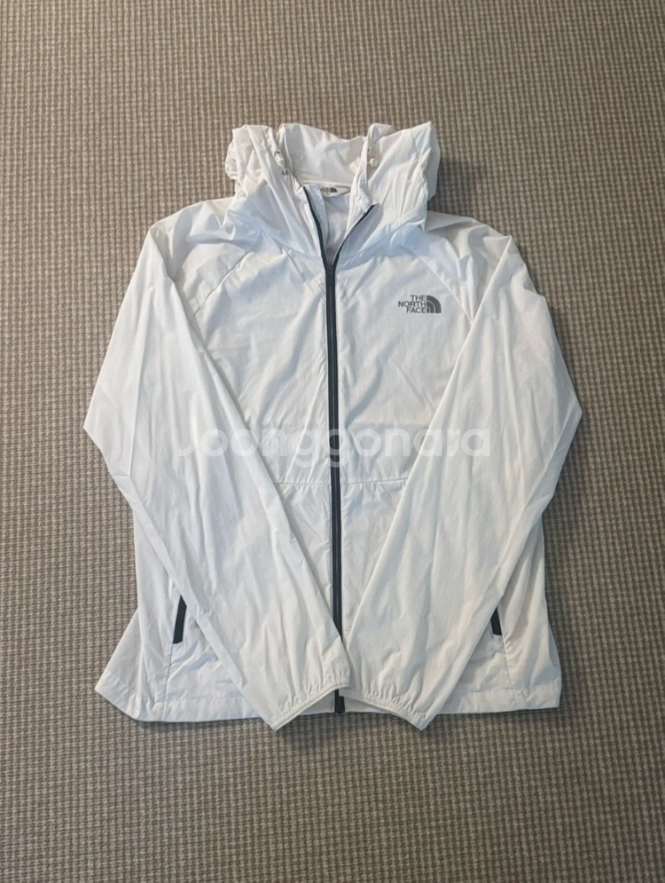 노스페이스 바람막이 한번 사용--0