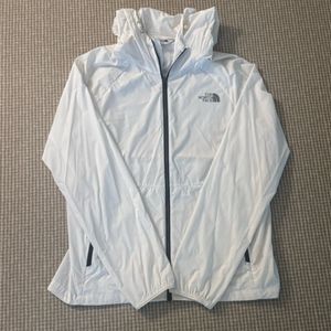 노스페이스 바람막이 한번 사용