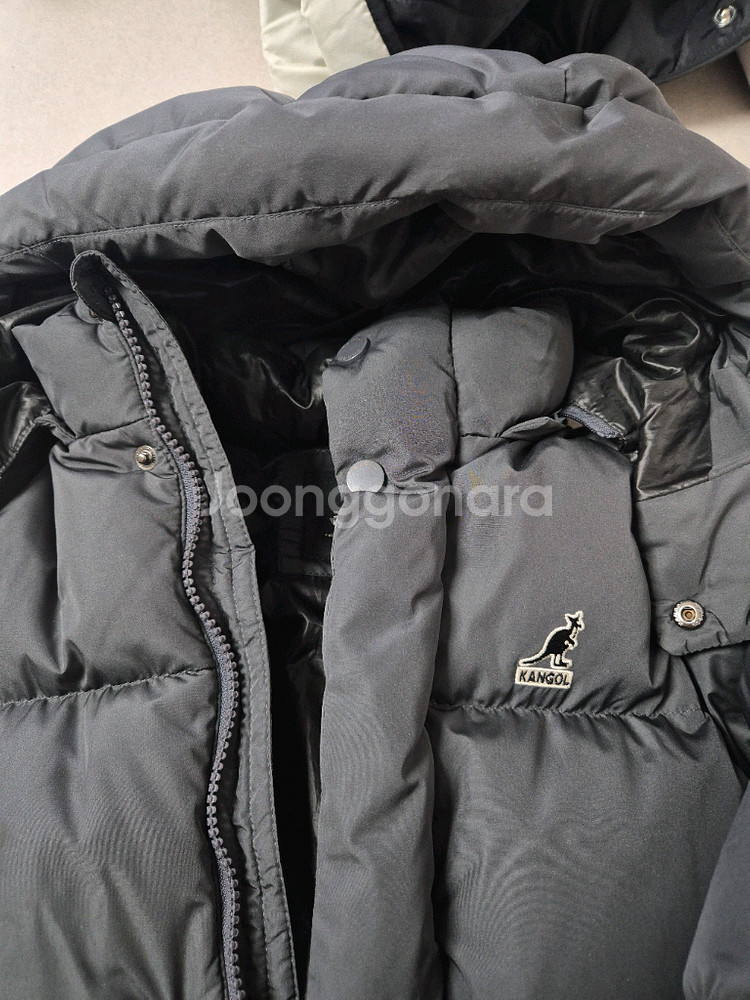 캉골 키즈 롱패딩 120 (차콜)--1