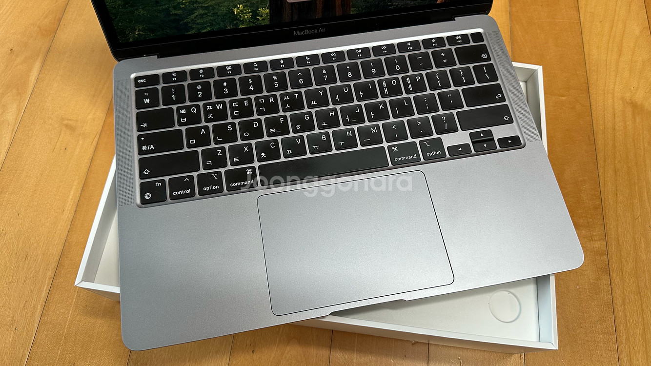 맥북에어 m1 16G CTO 스그 풀박스--4