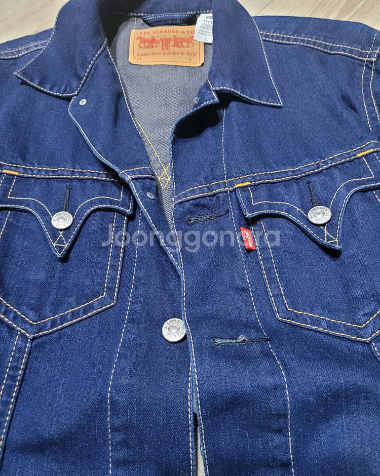 리바이스 타입1 아이코닉 자켓--1