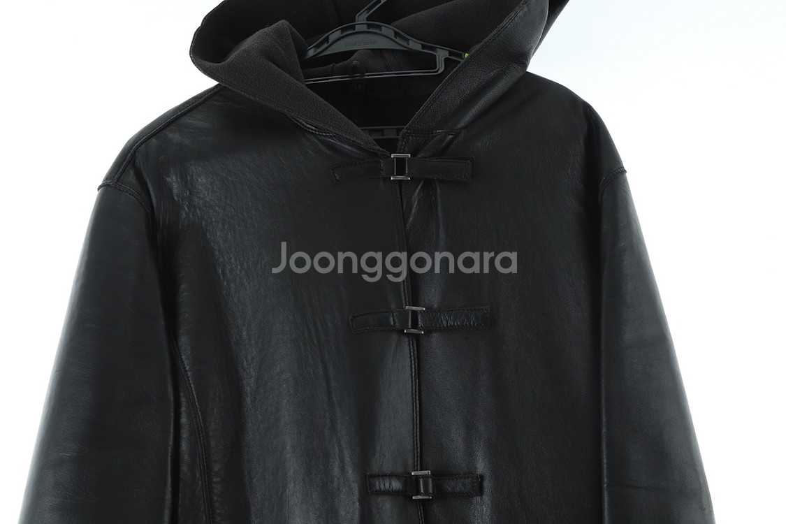 후드 가죽 코트W(F) 브랜드빈티지 집업 바람막이 점퍼자켓 기모--2