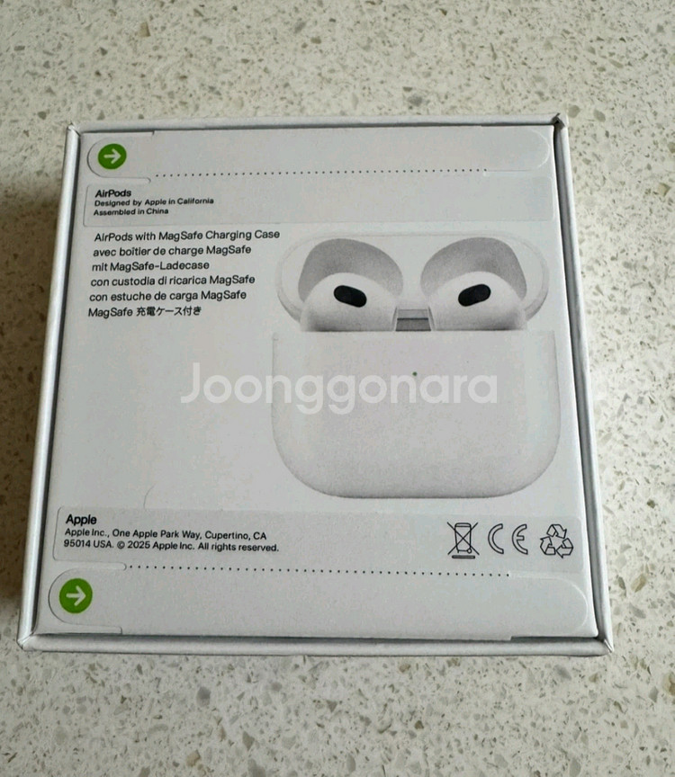 미개봉 에어팟 3세대 맥세이프--1