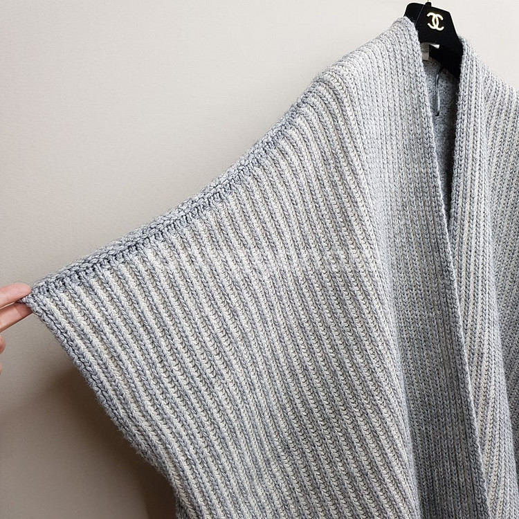 코코지오 Cocogio 니트 케이프 F사이즈--3