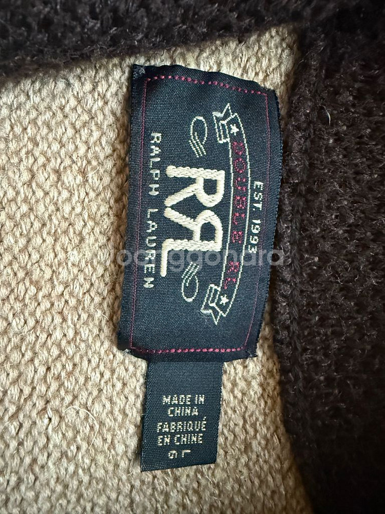 rrl 랜치 숄카라 롱 가디건 나바호 L--4