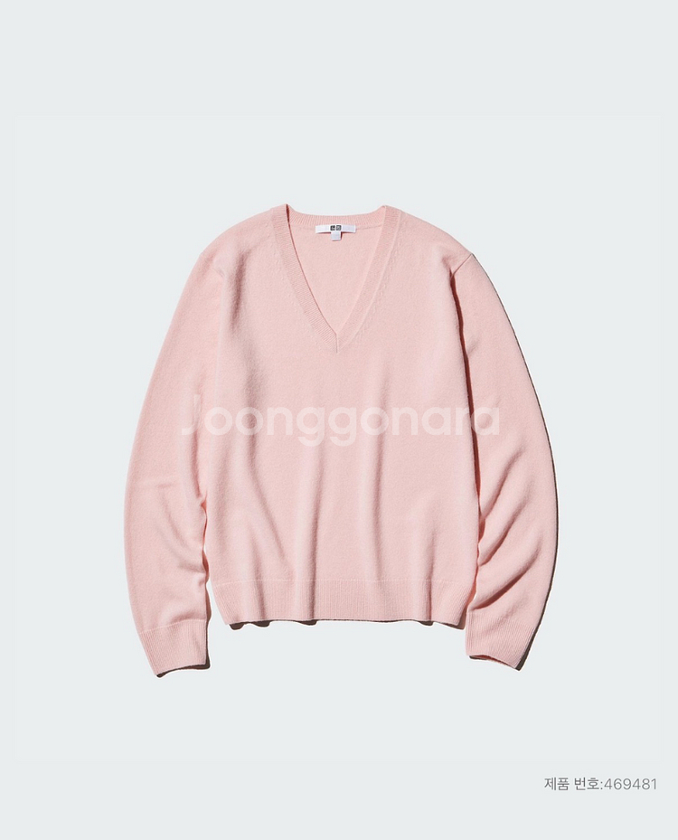 (새상품) 유니클로 여성 캐시미어 브이넥니트 3XL--0