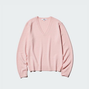(새상품) 유니클로 여성 캐시미어 브이넥니트 3XL