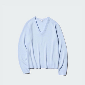 (새상품) 유니클로 여성 캐시미어 브이넥니트 3XL
