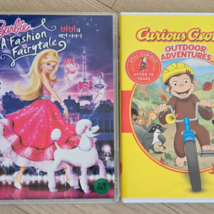 바비.큐리어스조지+디즈니 DVD 팔아요