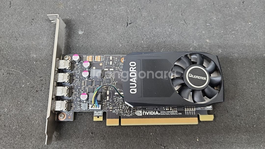 델테크 쿼드로 P1000 4G 그래픽카드--0