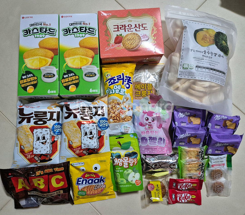 간식 ( 과자 / 초코 / 젤리 등)--0