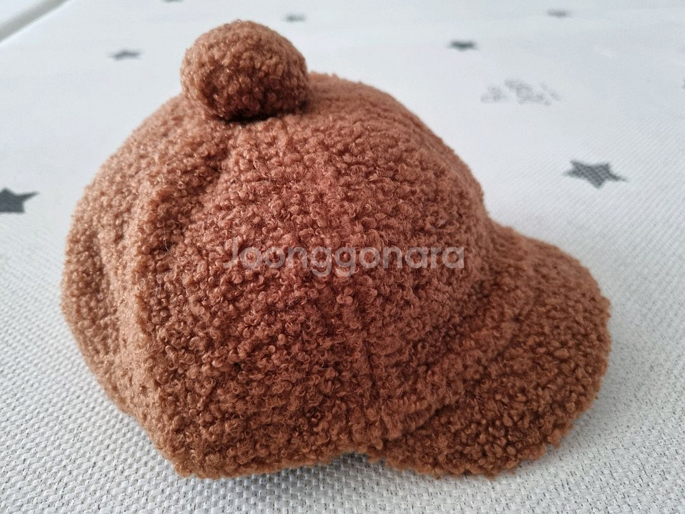 새상품-몰리올리 키즈 겨울 털모자(브라운)--1