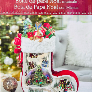 크리스마스 산타 부츠 뮤직 박스