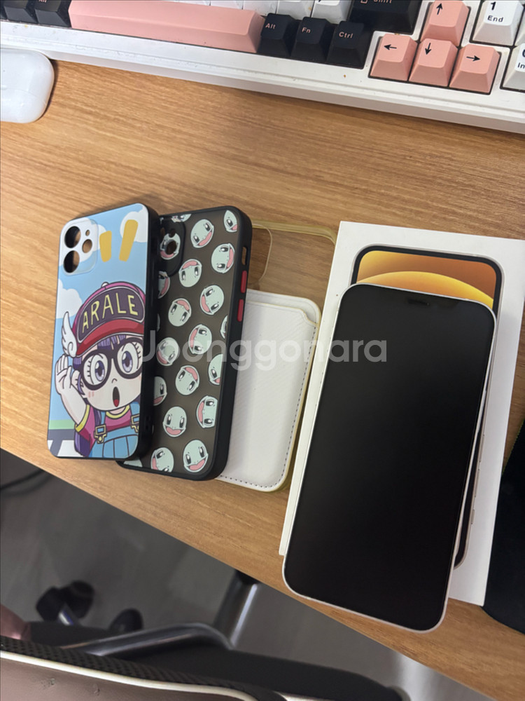 s급 아이폰12 미니 화이트 64g--0