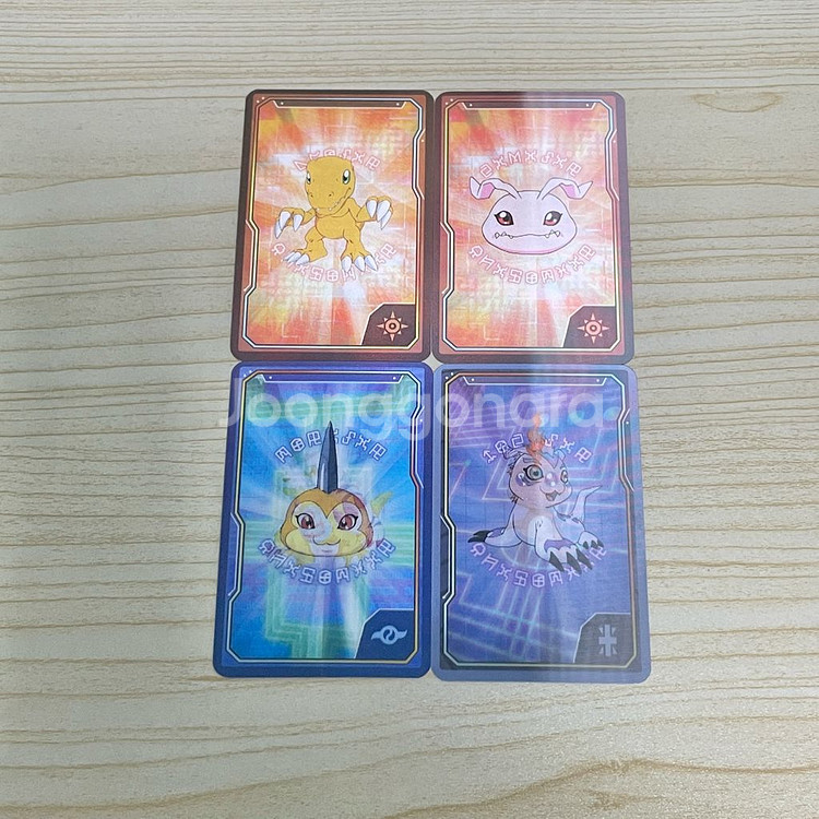 디지몬 렌티큘러 아구몬 파피몬 쉬라몬 일괄--0