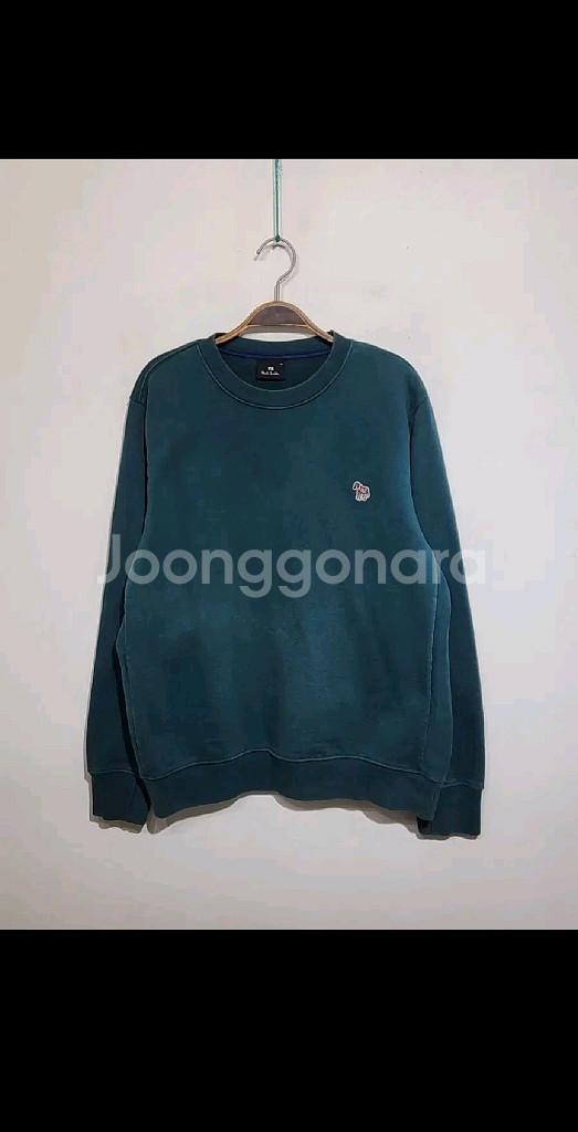 (XL) 폴스미스 스웨트 단색 얼룩말 로고 맨투맨 티셔츠--0