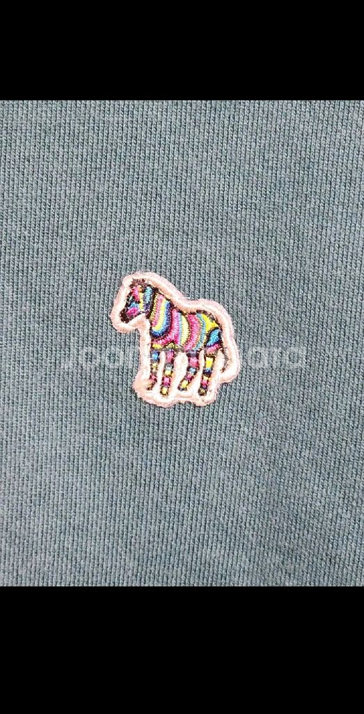 (XL) 폴스미스 스웨트 단색 얼룩말 로고 맨투맨 티셔츠--3