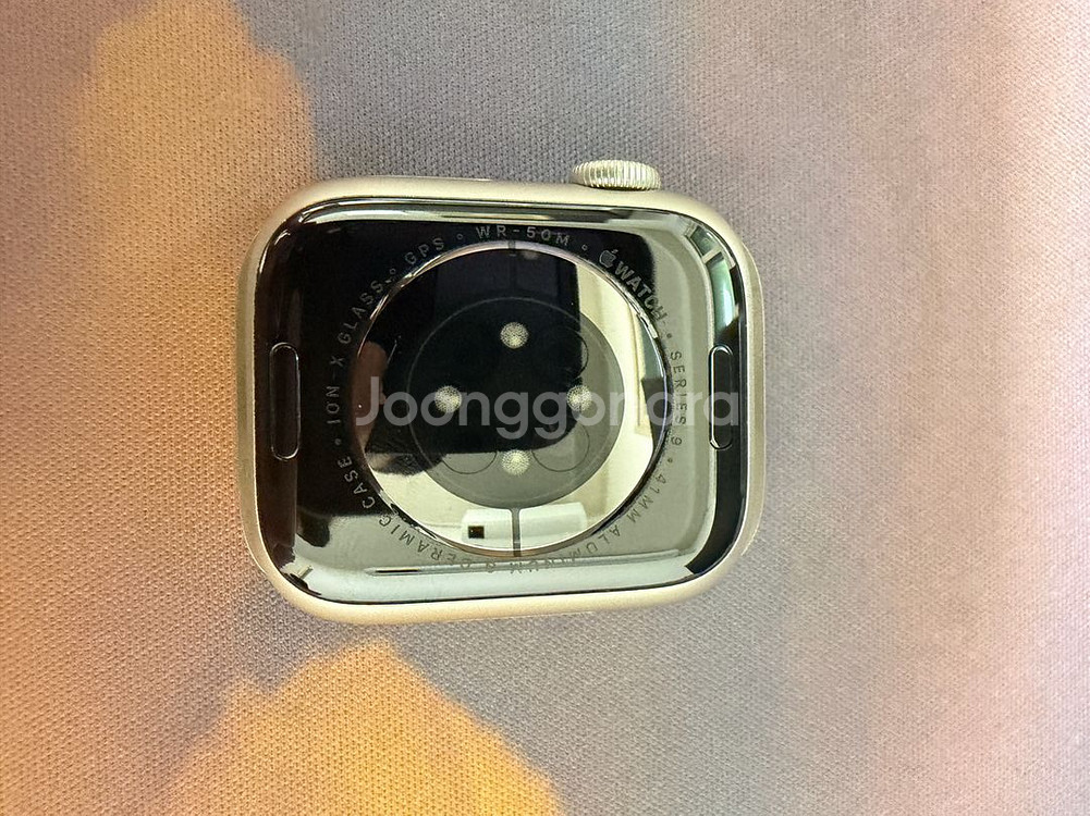 애플워치 9 스타라이트 41mm gps 애플케어--4