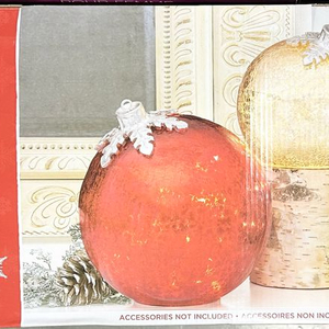 크리스마스 LED 글라스 오너먼트 장식