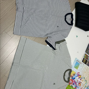 빈폴 스트라이프 반팔 티셔츠 2개 일괄