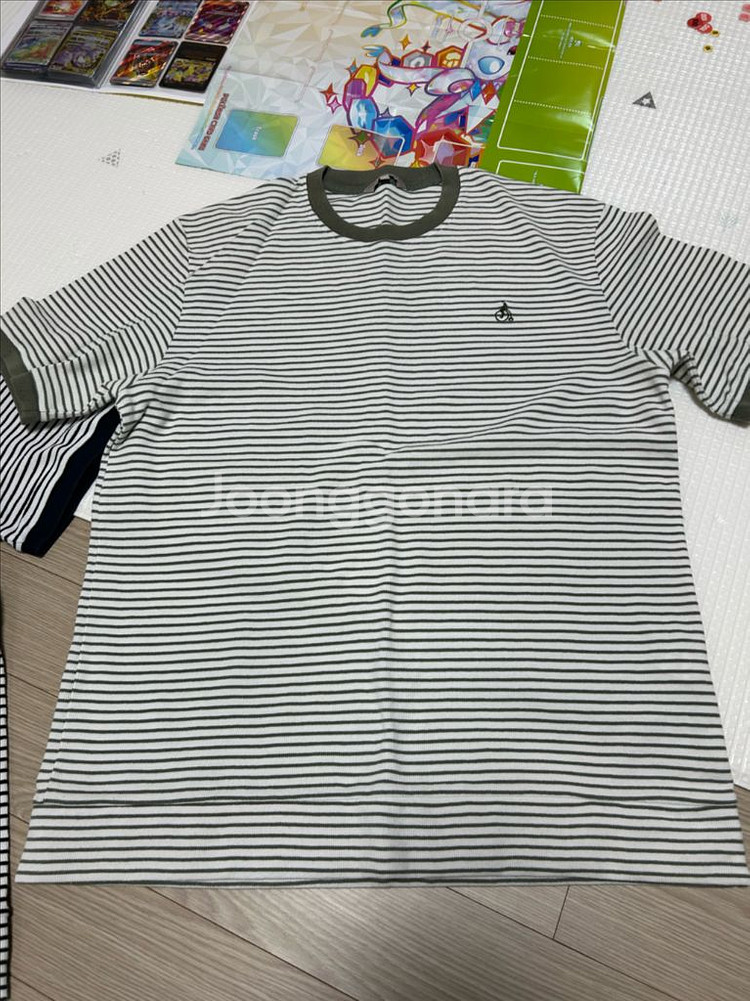 빈폴 스트라이프 반팔 티셔츠 2개 일괄--1