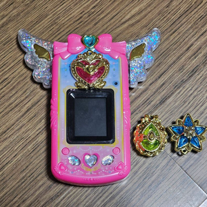 [단종] 반짝반짝 캐치티니핑 2기 쥬얼하트윙폰 + 챰3종