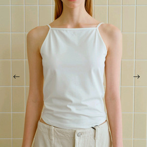 enzoblues 엔조블르스 스퀘어 넥 슬리브리스