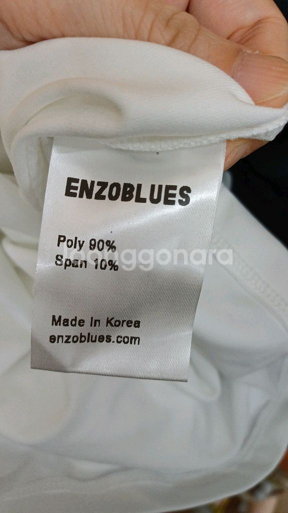 enzoblues 엔조블르스 스퀘어 넥 슬리브리스--5