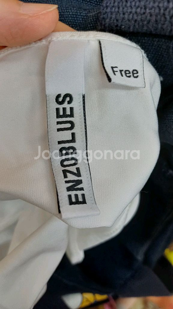 enzoblues 엔조블르스 스퀘어 넥 슬리브리스--6