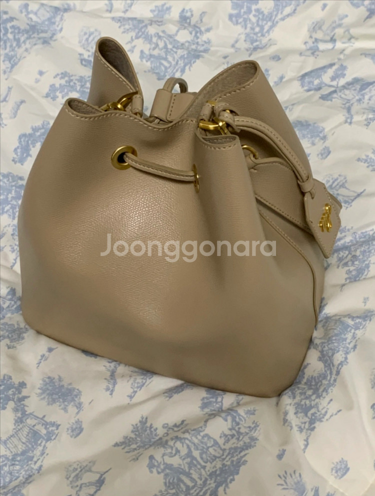 [택배/비대면문고리] 24K 마르헨제이 버킷백 베이지 가방--2