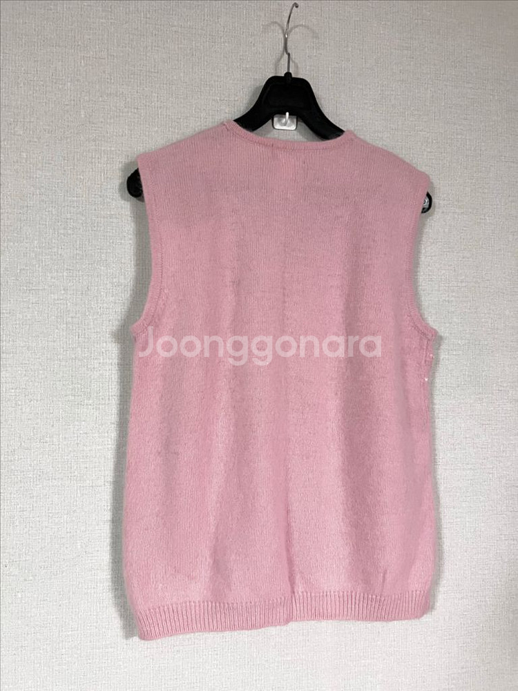 tabi 램스울앙고라 빈티지크리스마스 니트조끼집업가디건--9