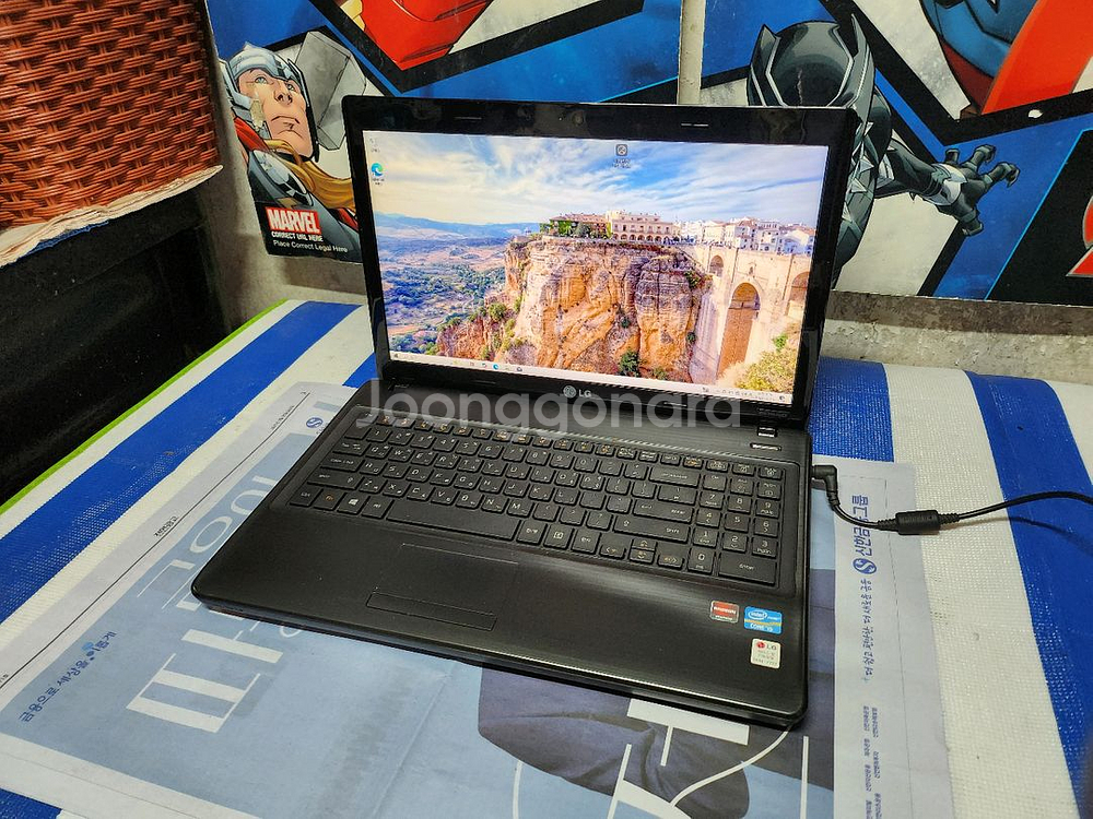 LG i5 3세대 노트북 15인치/ 방전--1