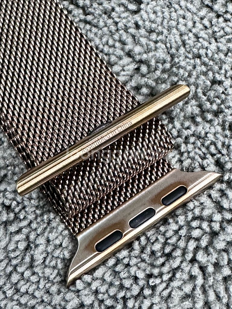 애플워치 정품 밀레니즈루프 골드 44mm--5