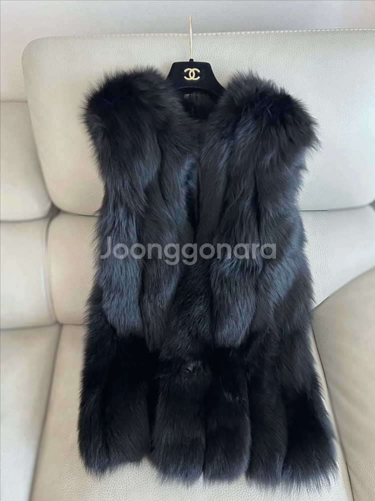 밍크 퍼 베스트--1