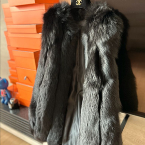 밍크 퍼 베스트