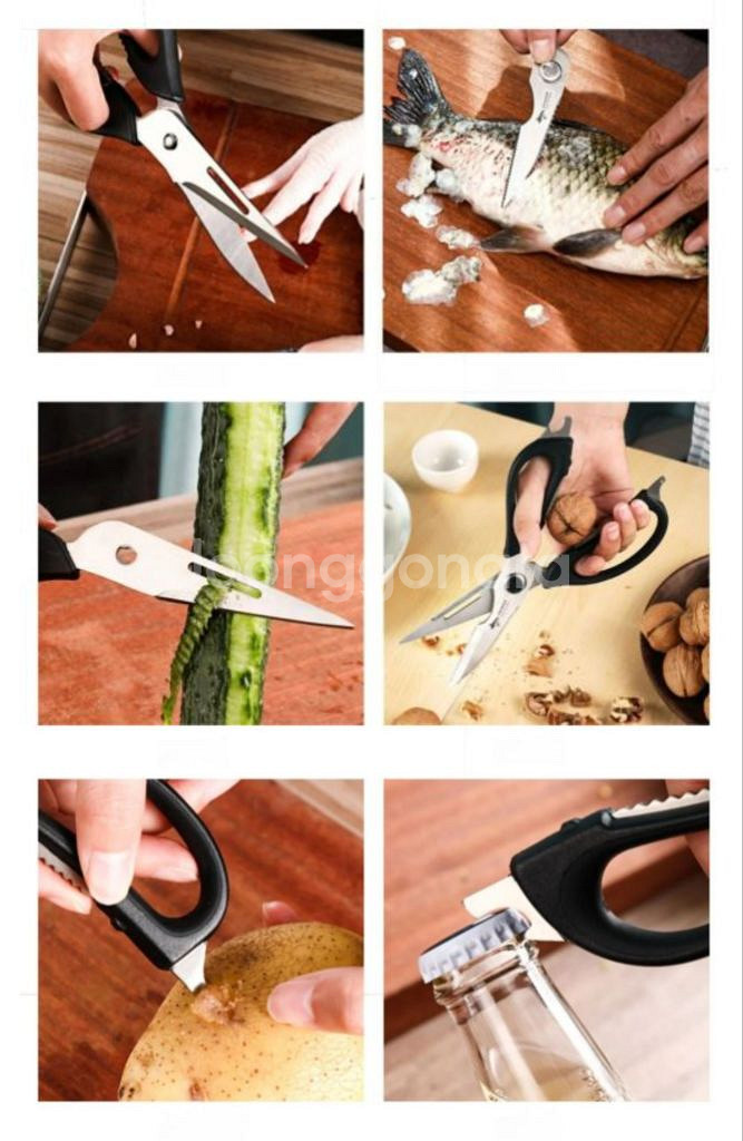 독일 명품 Mad Shark 분리형 다기능 주방가위--2