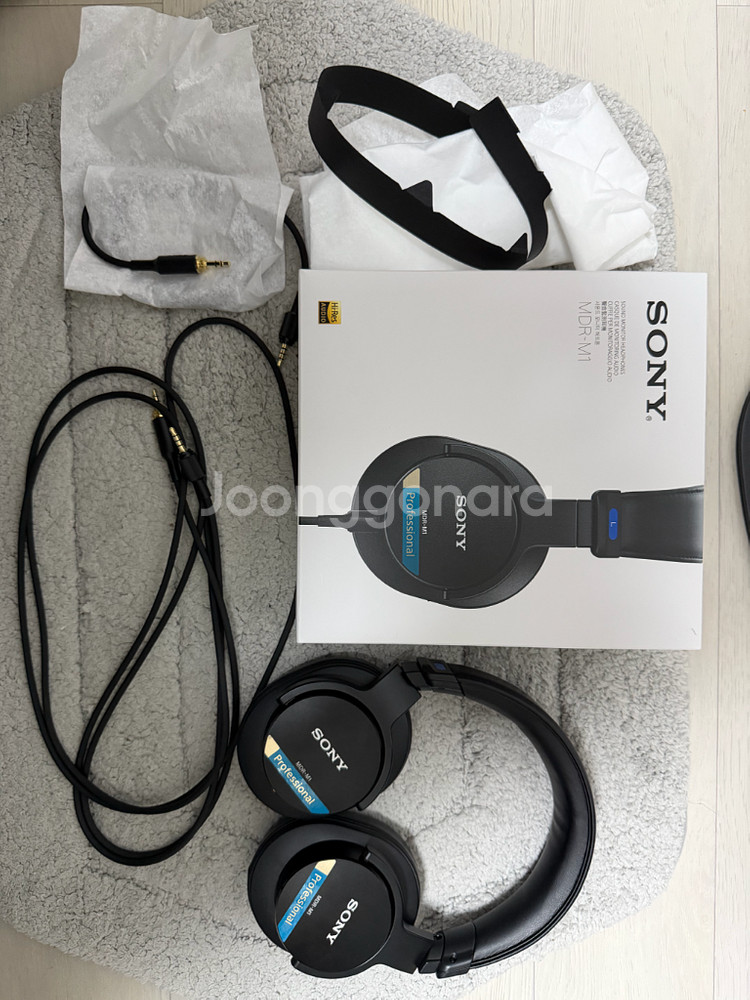 급매)소니 MDR-M1 헤드폰+거치대--0