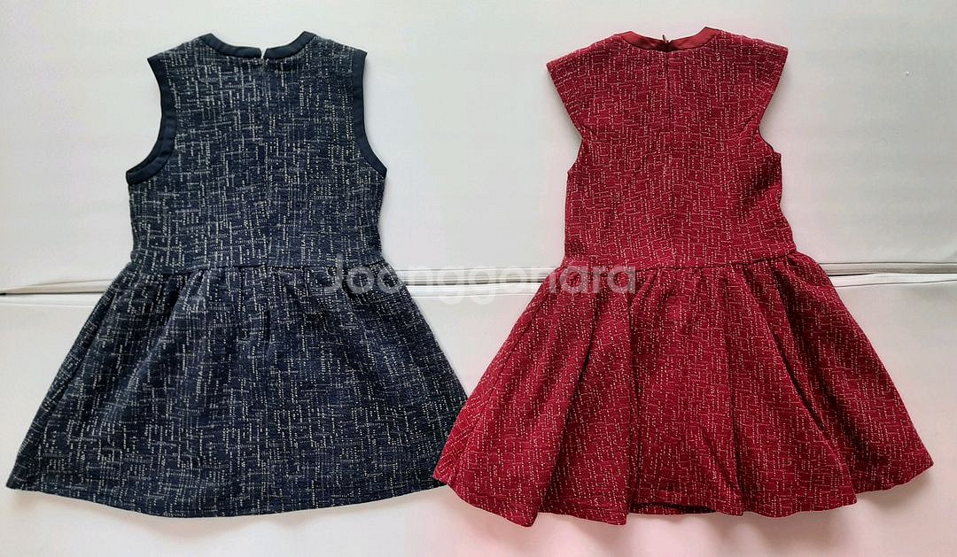 130사이즈 쌍둥이 여아 크리스마스 원피스 29000원--1