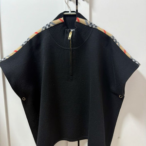 버버리 키즈 케이프 판쵸 L