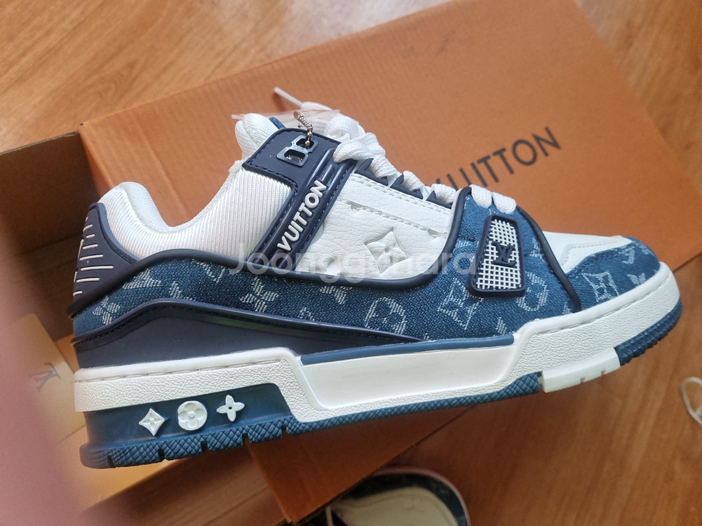루이비통 모노그램 데님 스니커즈--0