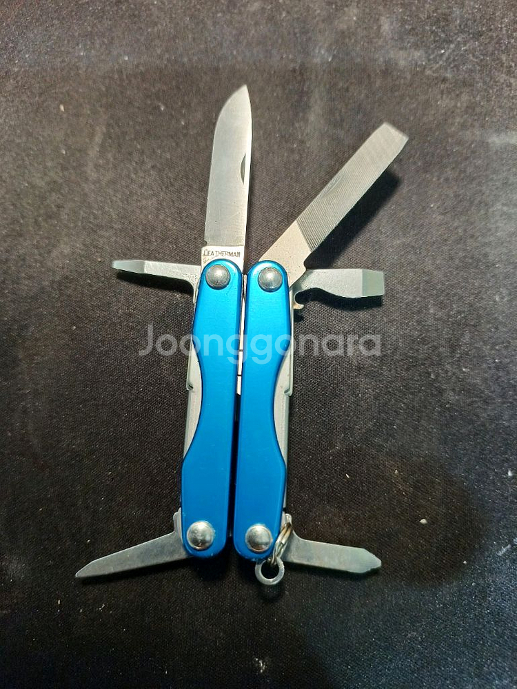 레더맨 키체인 멀티툴 스쿼트 P4 블루--4
