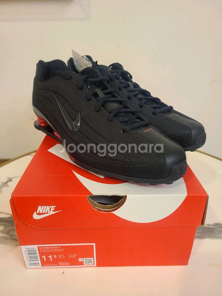 나이키 샥스z 블랙 유니버시티 레드 shox z, W285--0